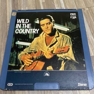 RCA CED SelectaVision VideoDiscs Movie WILD IN THE COUNTRY ELVIS PRESLEY cover